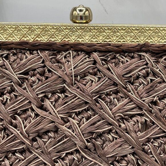 RARE Vintage Marchioness Rafia Purse. - Picture 5 of 15